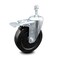 Service Caster 5 Inch Hard Rubber Wheel Swivel 10mm Threaded Stem Caster Total Lock Brake SCC-TSTTL20S514-HRS-M1015 - alternate 1